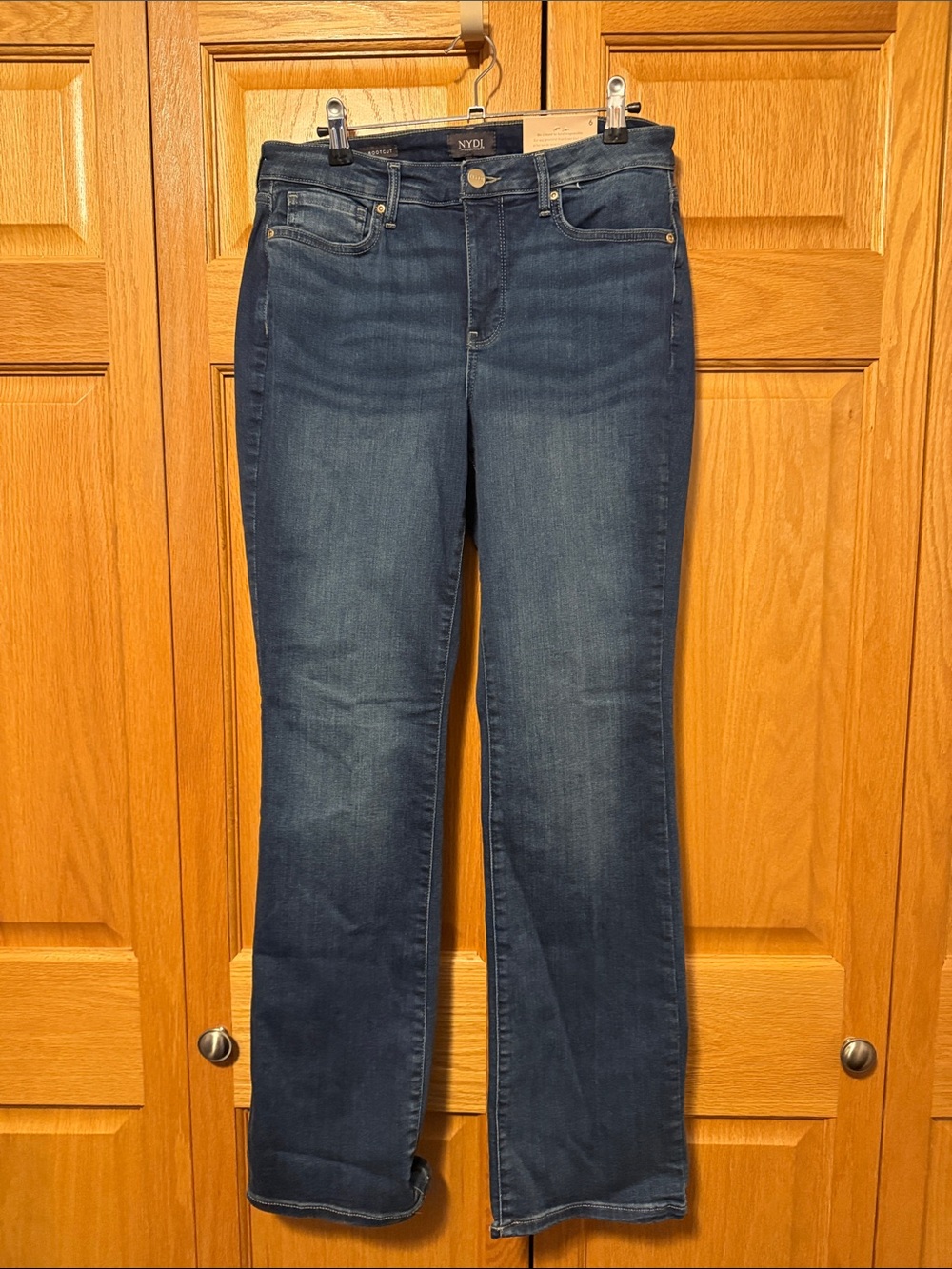 NYDJ Barbara Boot-Cut Jeans in Deep Indigo Wash New size 6